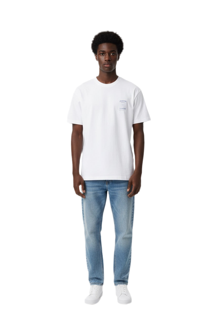Limited Label Patch Tee – White