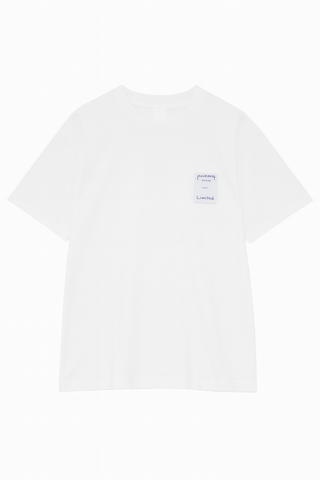 Limited Label Patch Tee – White