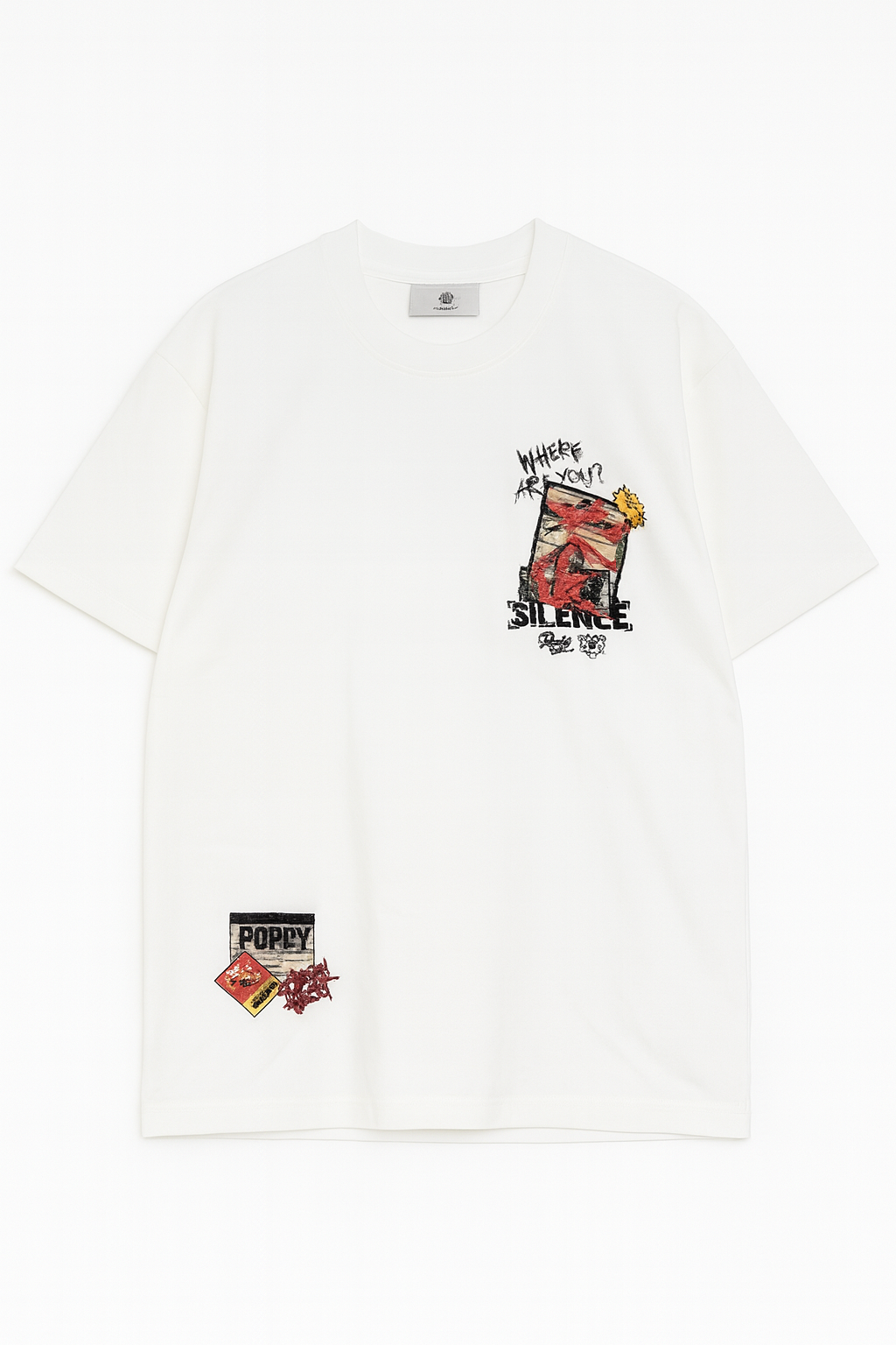 Break the Silence Graphic Tee – White