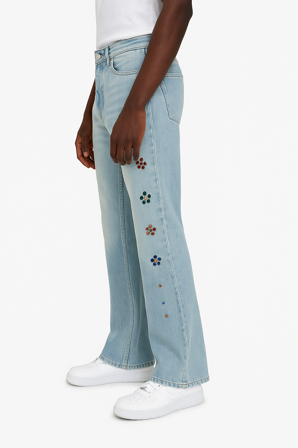 Flair Bloom Light Wash Jeans