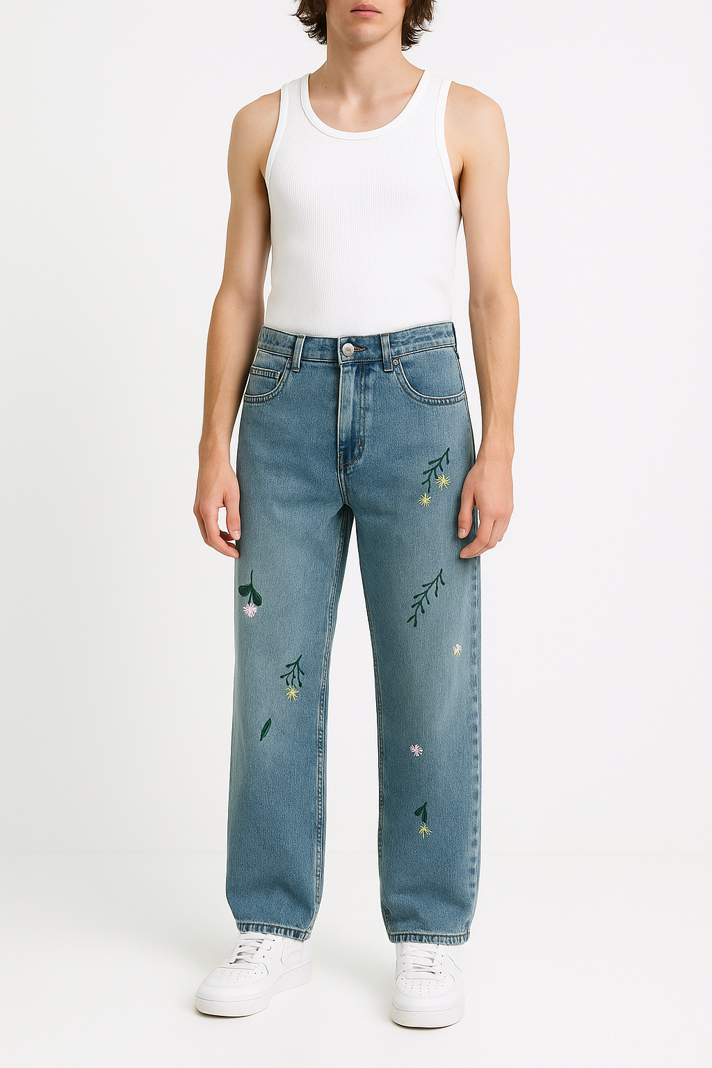 Floral Dream Embroidered Jeans