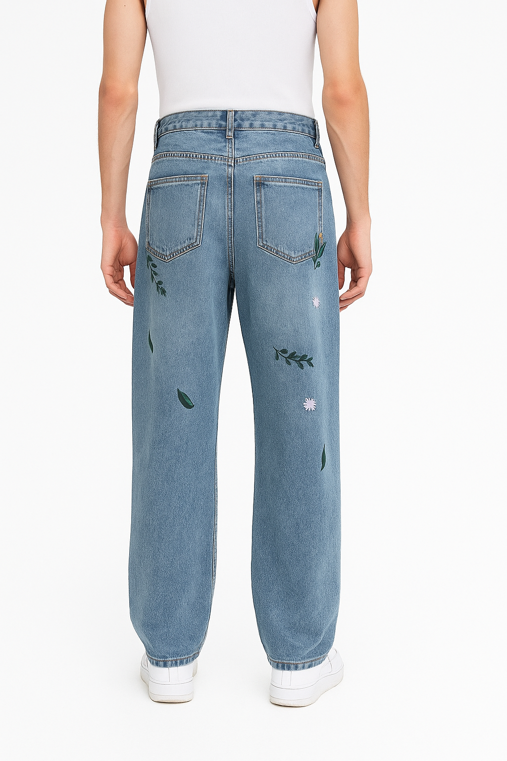 Floral Dream Embroidered Jeans