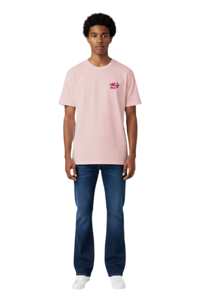 Take Photo GRETTO Cartoon Tee – Pink