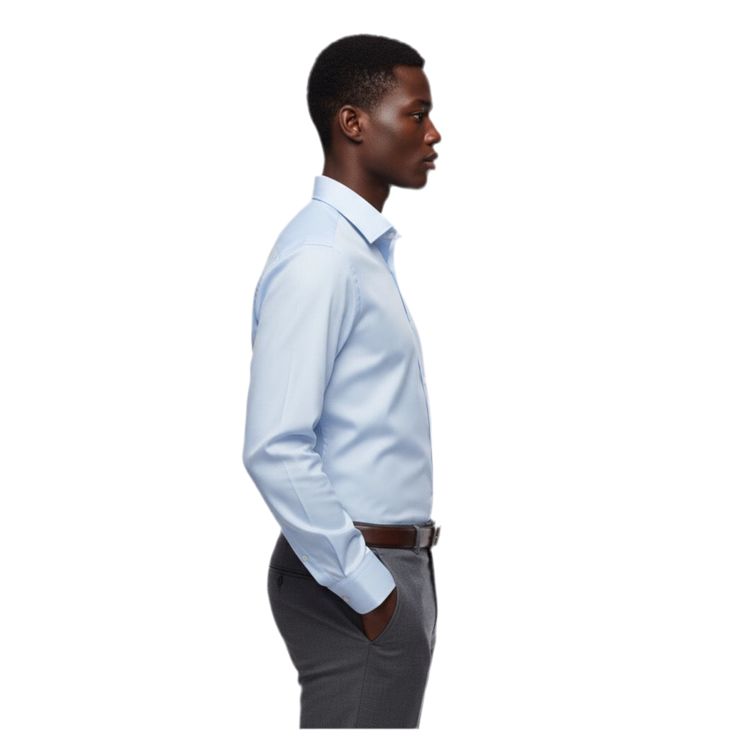 Sky Blue Formal Shirt – Tailored Fit