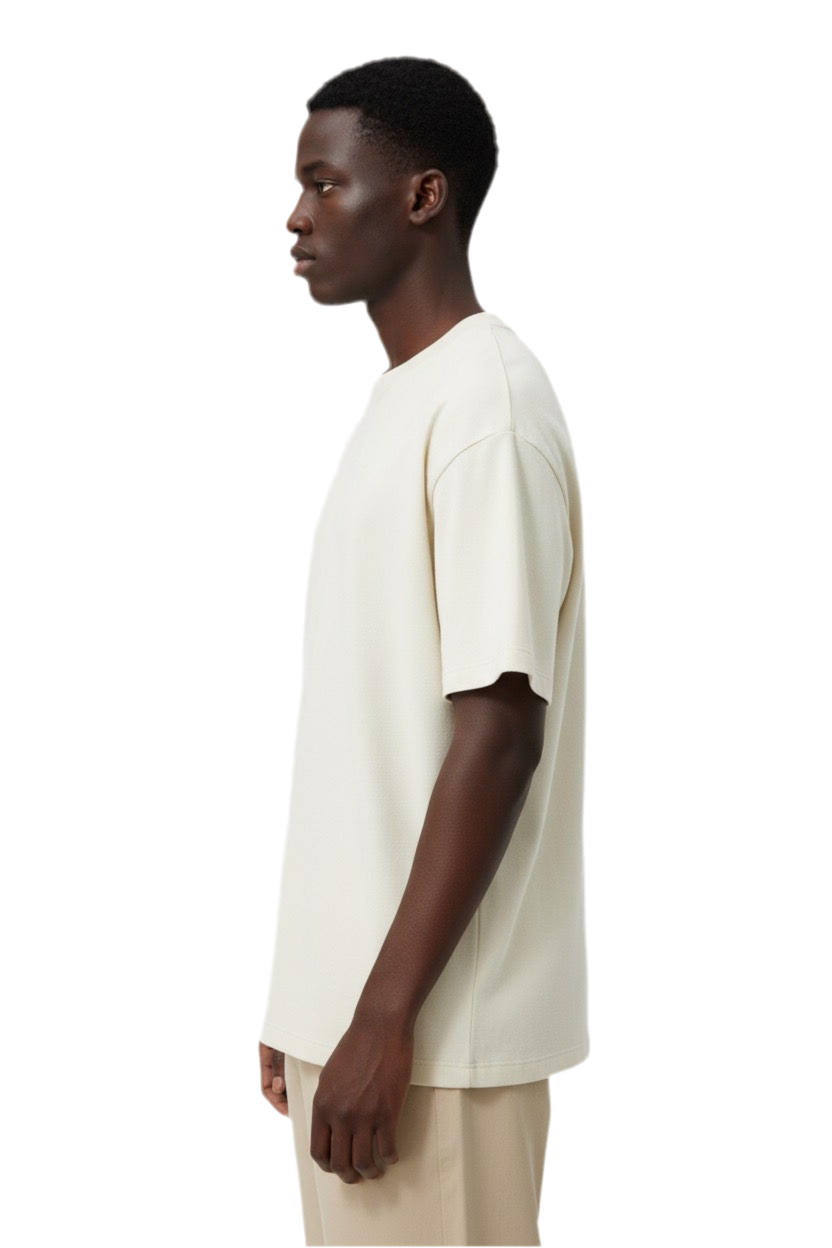 Cream Neutral Vintage Tee