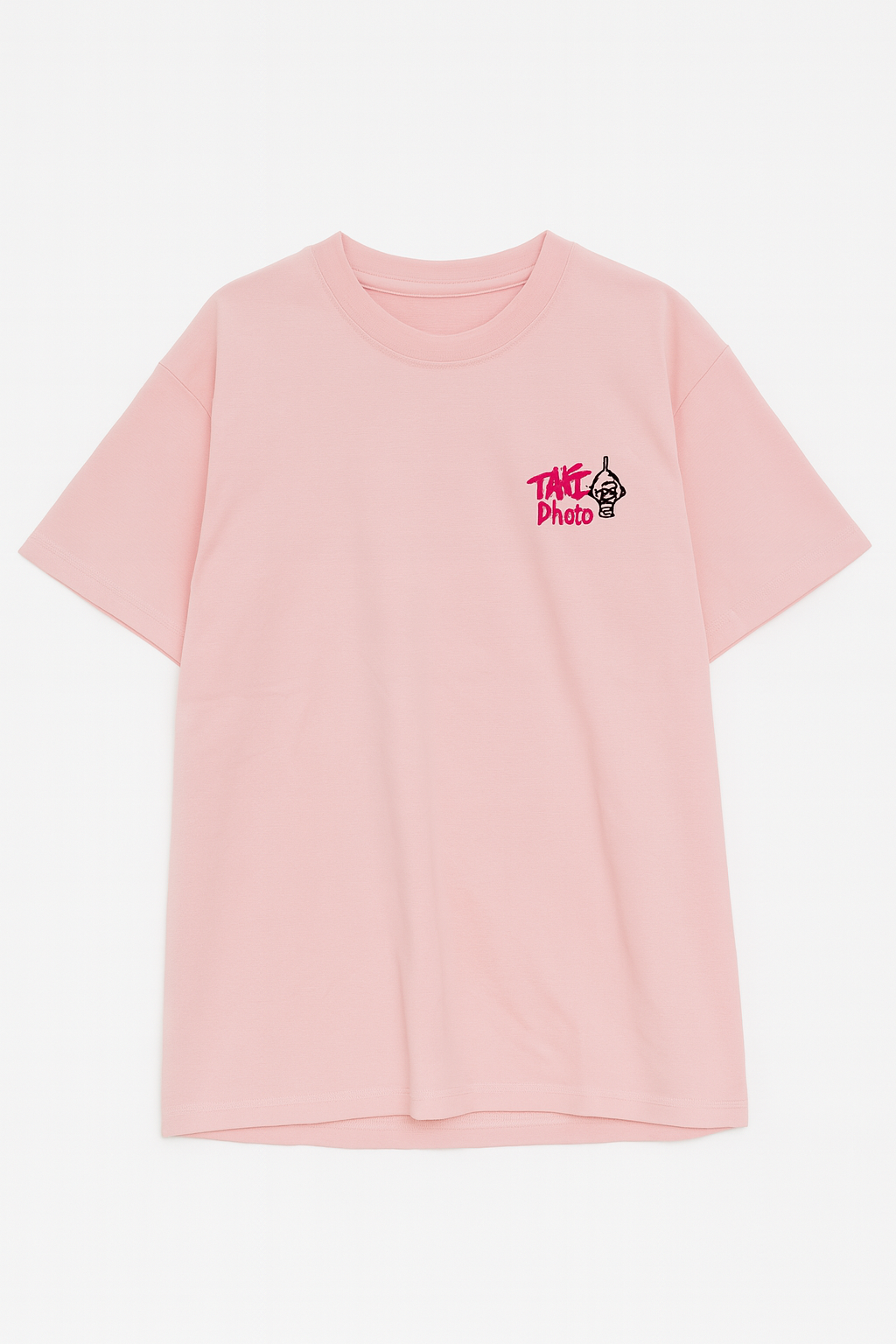 Take Photo GRETTO Cartoon Tee – Pink