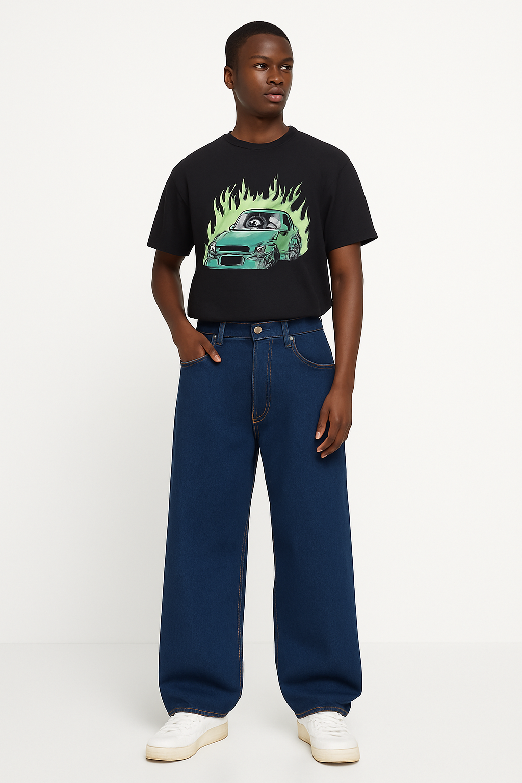 Midnight Heavyweight Baggy Jeans