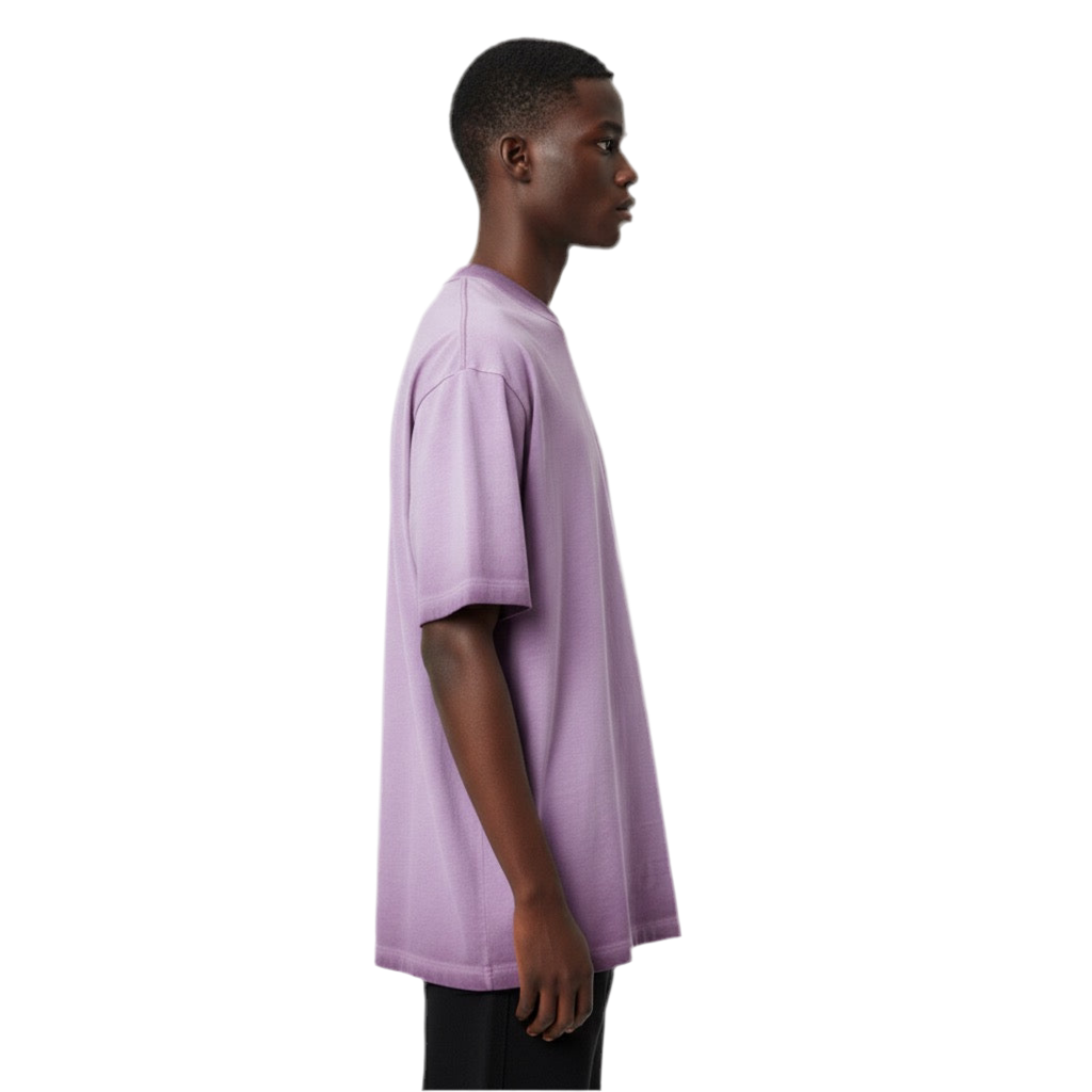 Lavender Acid Wash Oversized Tee