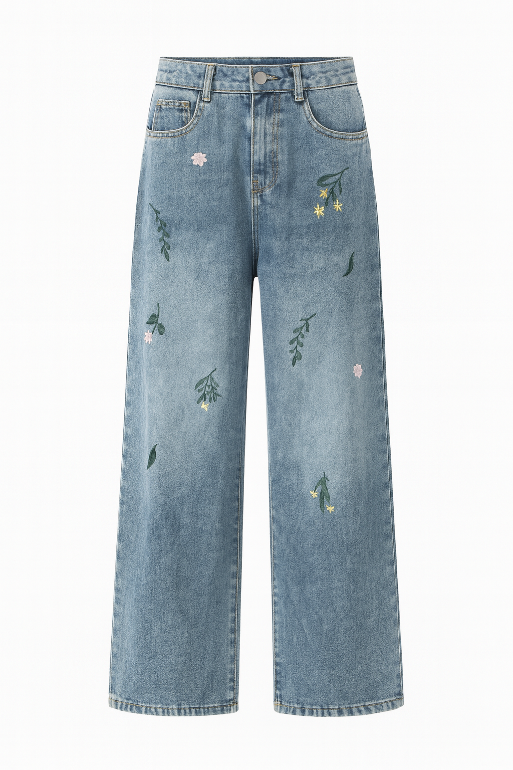 Floral Dream Embroidered Jeans