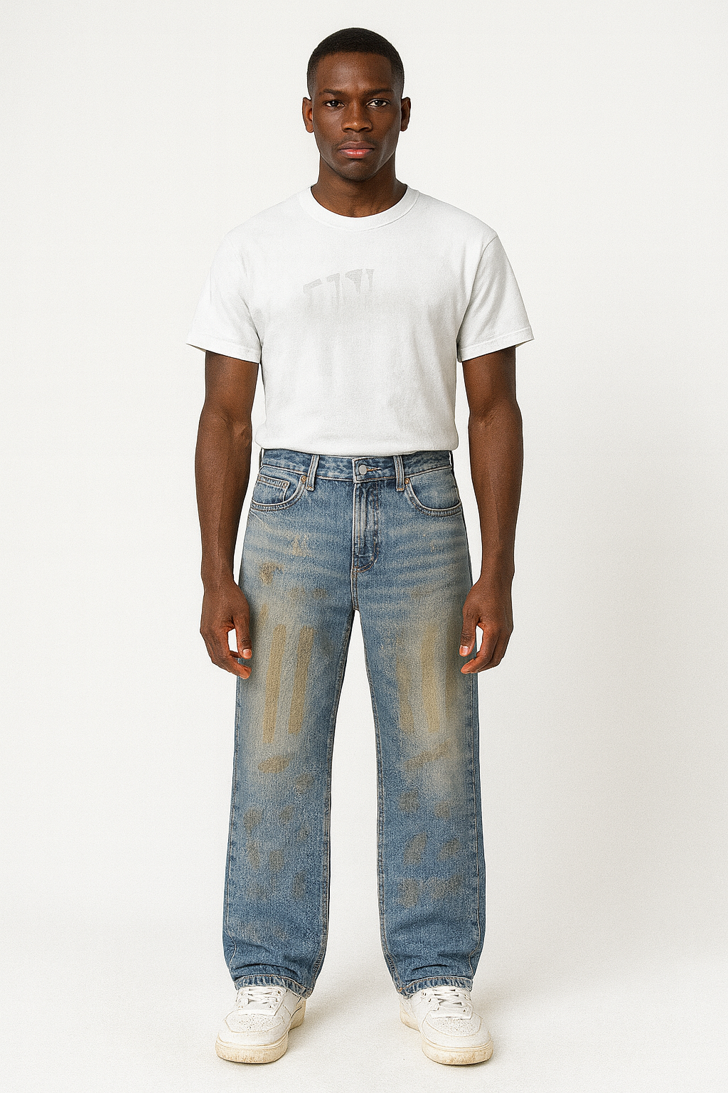 Vintage Fade Wide-Leg Jeans