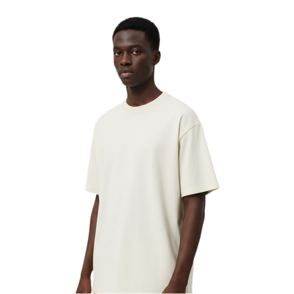 Cream Neutral Vintage Tee