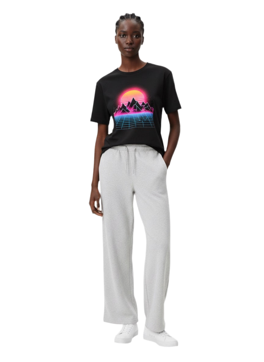 Cream Wide-Leg Sweatpants (Pre-Used)