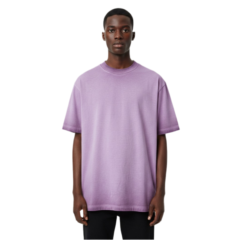 Lavender Acid Wash Oversized Tee
