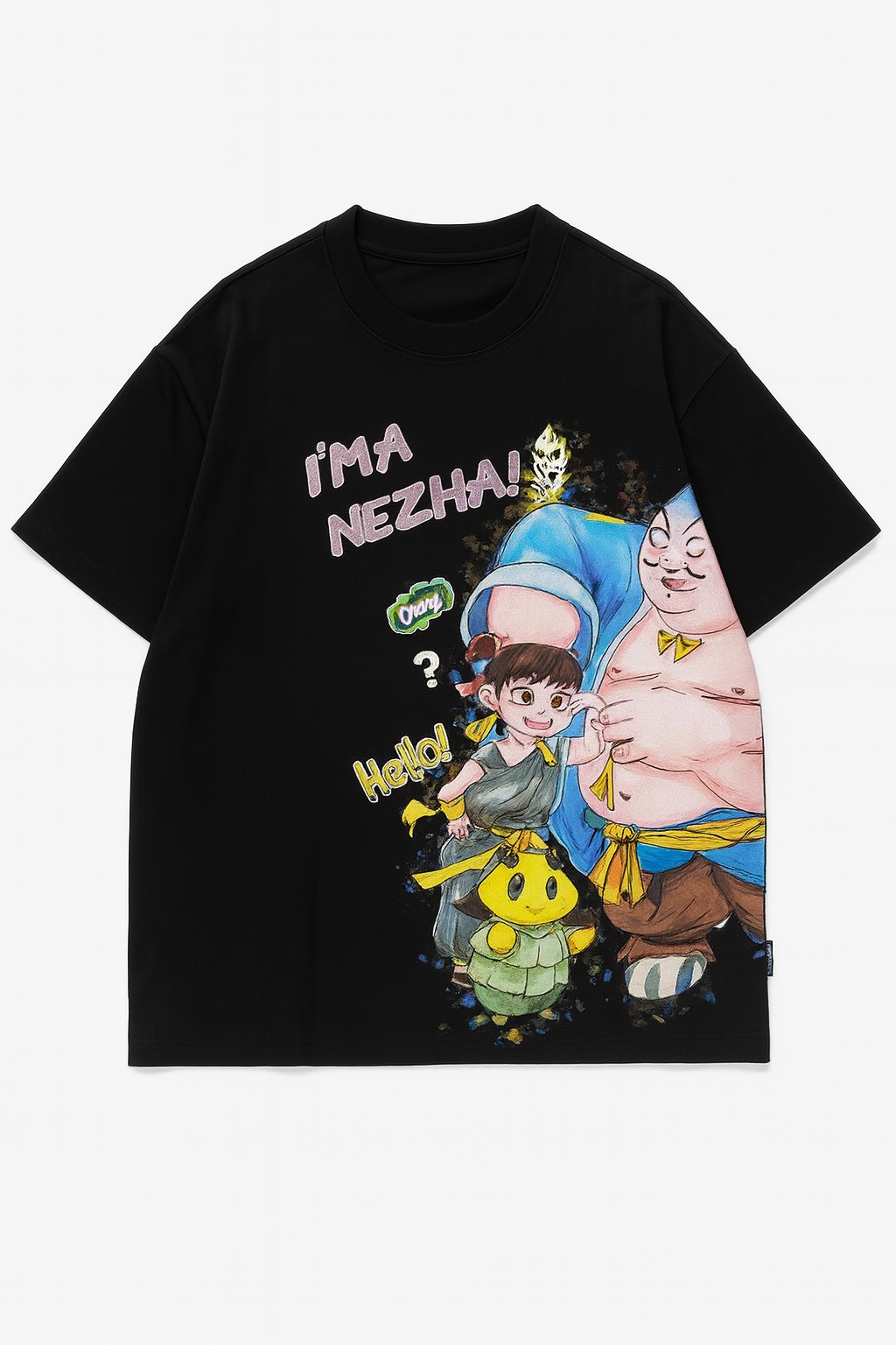 I’M A NEZHA Graphic Tee – Black