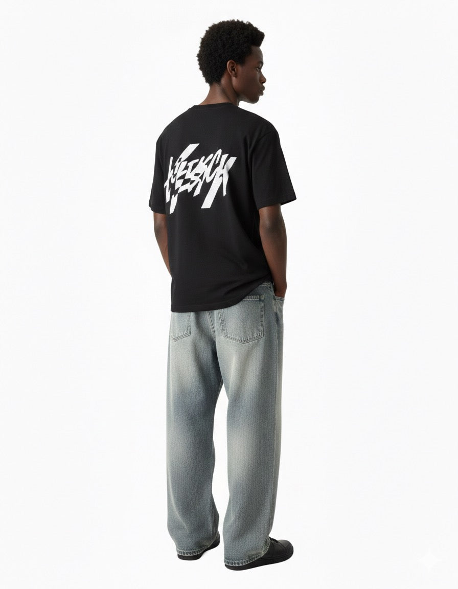 Light Wash Wide-Leg Jeans