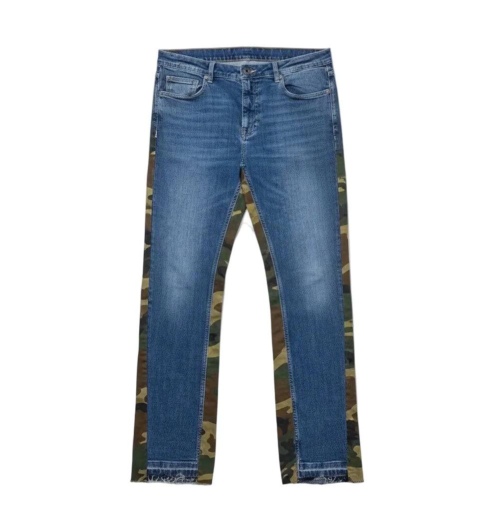 Camo jeans trousers