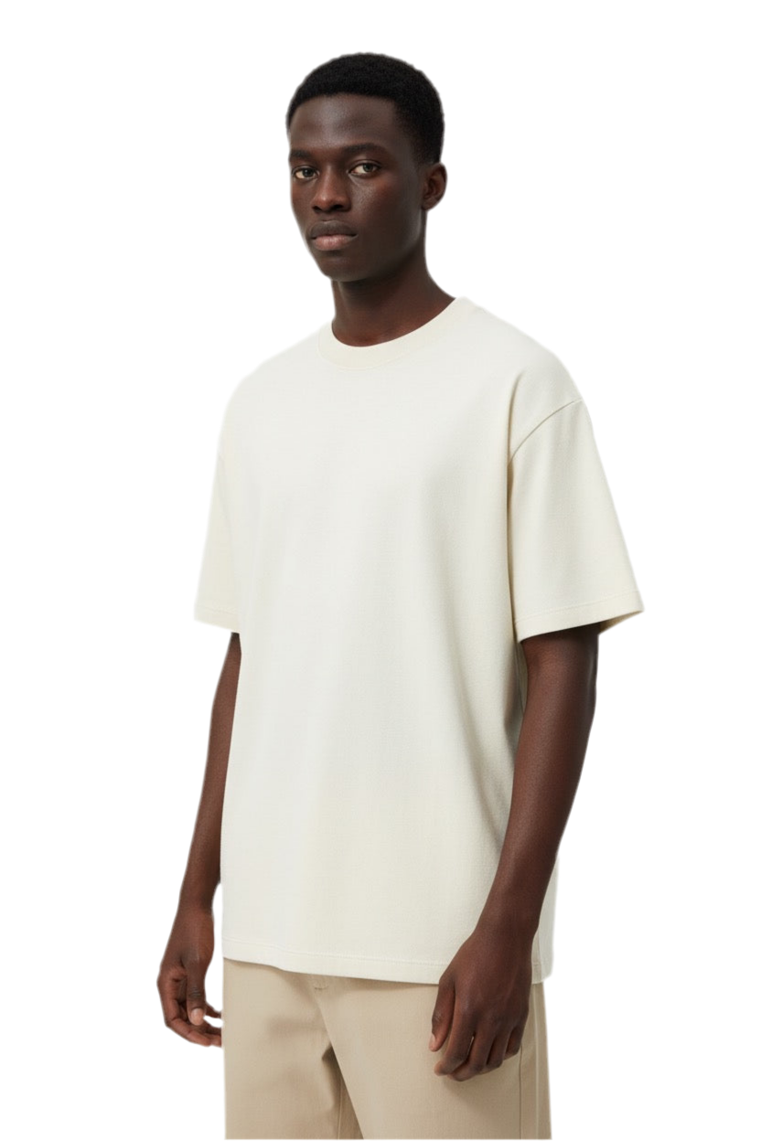 Cream Neutral Vintage Tee