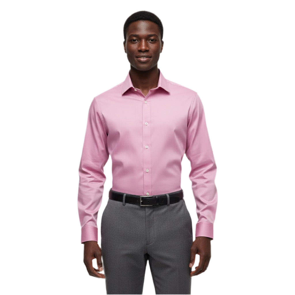 Rose Pink Classic Button-Down Shirt