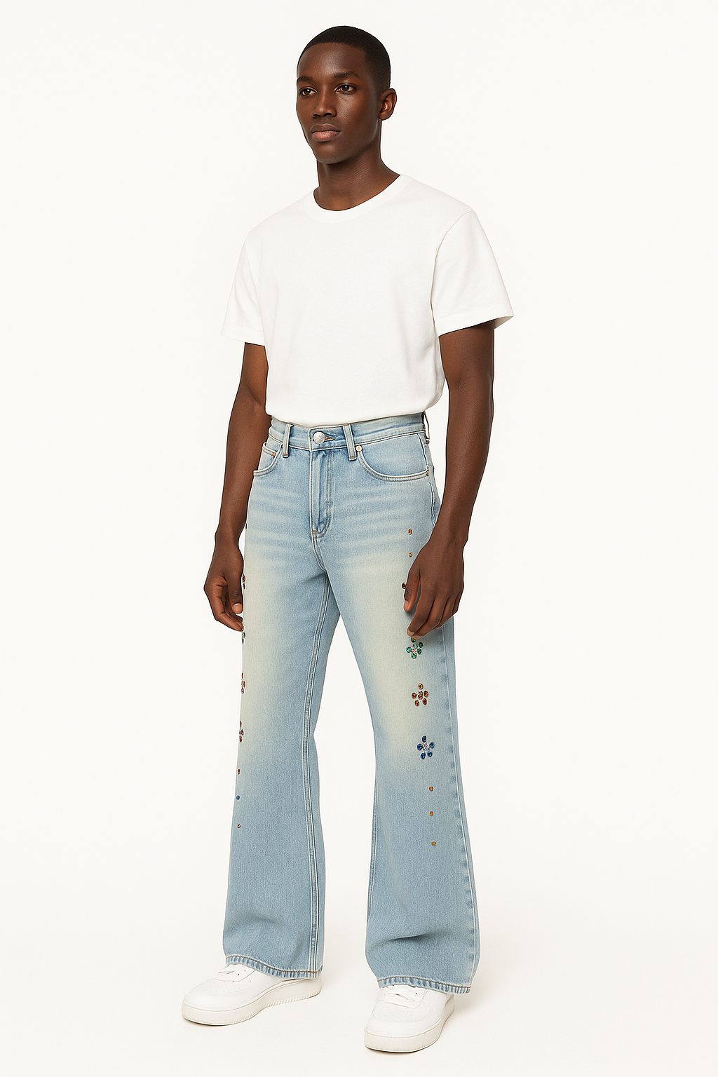 Flair Bloom Light Wash Jeans