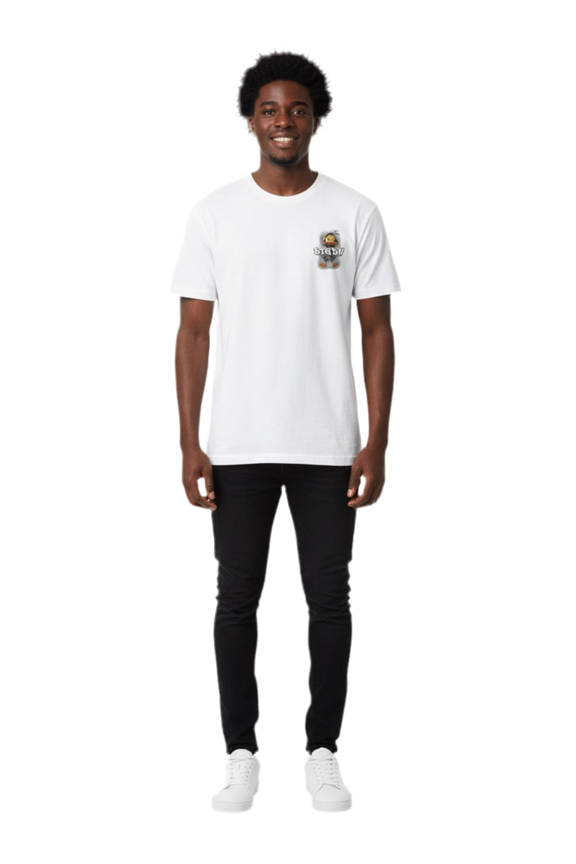 BIGDN Duck Graphic Tee – White