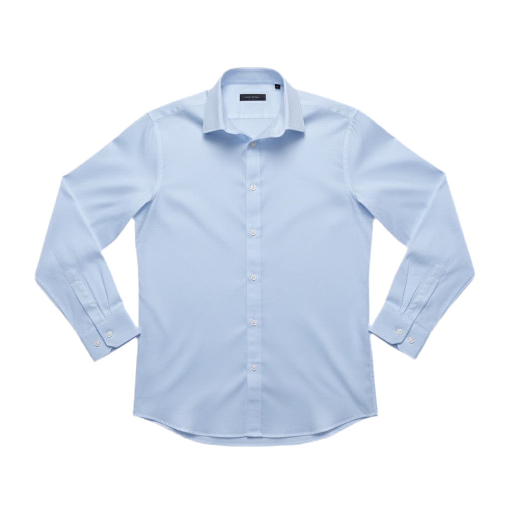 Sky Blue Formal Shirt – Tailored Fit