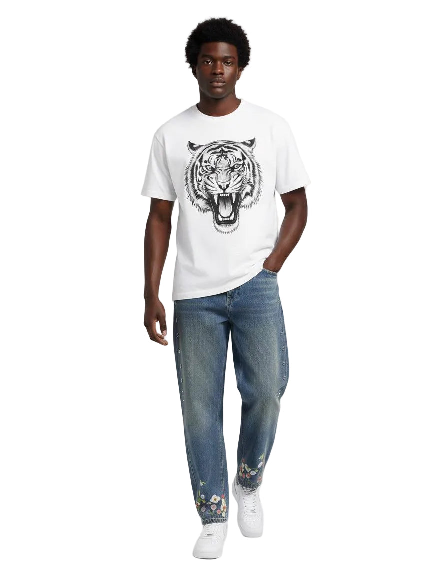 "Meadow-Distress" Heritage Relaxed Jeans